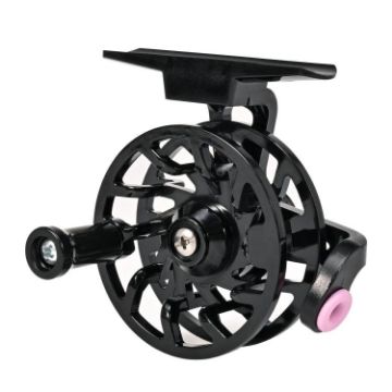 LEO 28339 Black Ice Fishing Raft Reel With Guide Ring - 1