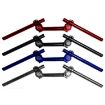 Red Aluminum Alloy Motorcycle Handlebar with Separate Faucet - 2