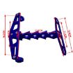 Universal Black Aluminum Alloy Fishbone License Plate Frame - 3
