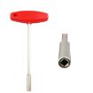 Hidden Spoke T-Wrench Bicycle Tool with 3.6mm Square Socket - 1
