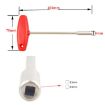 Hidden Spoke T-Wrench Bicycle Tool with 3.6mm Square Socket - 2