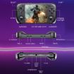 H36S 3.5" IPS Retro PSP Linux GBA Game Console, 128G Purple - 3