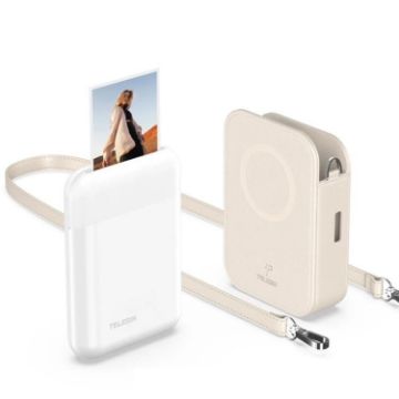 TELESIN Portable Instant Photo Printer with Magnetic Bag & Paper - 1