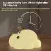 ICARER FAMILY Silicone Night Light: Astronaut Moon Lamp, Warm Light - 5