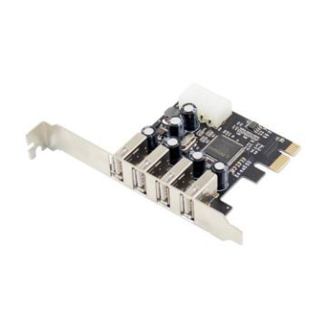 SUNWEIT ST623 PCIe x1 MCS9990 4-Port USB2.0 Expansion Card - 1
