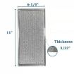 2pcs W10535950 Microwave Grease Filter 11x6-1/4 Inch Replacement - 4
