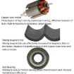 24V 10000RPM 775 Motor with Dual Shaft for Sander and Grinder - 6
