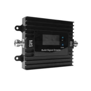 4G LTE Dual-Band 900/1800MHz Signal Booster with App Control (Black) - 1