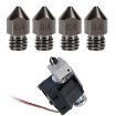 MK8 Hardened Steel Nozzle 0.2mm 5pcs Pack for 3D Printer Extruder - 3