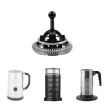 Nespresso Aeroccino 3/4 Milk Frother Attachment Replacement (Black) - 2