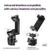 Leaplight All-Metal Phone Mount with Dual Cold Shoe & Screw Ports - 5