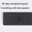 Rapoo E9000G Wireless Bluetooth Keyboard for Computer & Phone - 3