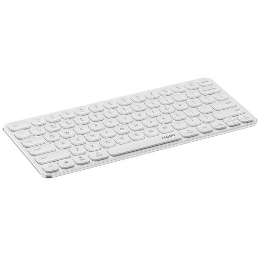 Rapoo E9000G Wireless Bluetooth Keyboard for Computer & Phone (White) - 1