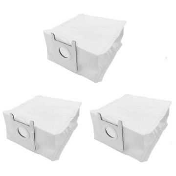 ROIDMI EVE Plus Robot Vacuum Dust Bag Replacement 3-Pack (White) - 1