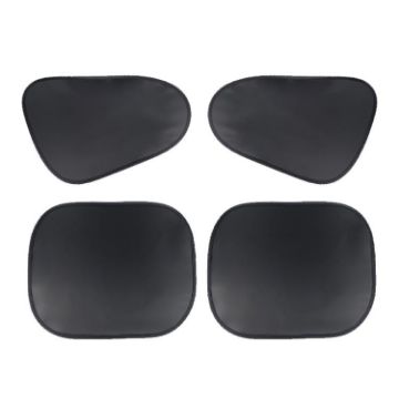 SUITU ST-2414 Car Vinyl Sunshade Set, 4pcs Heat Insulation Sunblinds - 1