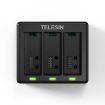 TELESIN 3 Slots Charging Base for GoPro HERO13 Black Accessories - 1