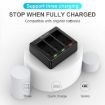 TELESIN 3 Slots Charging Base for GoPro HERO13 Black Accessories - 3