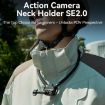 TELESIN SE2.0 Neck Holder POV Bracket with Chest Strap (Gray) - 2