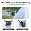 TELESIN SE2.0 Neck Holder POV Bracket with Chest Strap (Gray) - 4