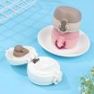 Reusable Leak-Proof Coffee Cup Lids for Tumblers (Blue Black) - 6