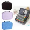Durable 72-Slot Art Pencil Case Organizer for Artists (Black) - 2