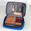 Durable 72-Slot Art Pencil Case Organizer for Artists (Black) - 5
