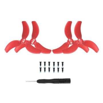 Sunnylife 3032S Propellers for DJI Avata 2 (Red) - 2 Pairs - 1