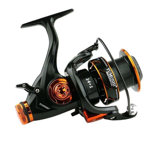 YUMOSHI KV6000 Dual Brake Fishing Reel, Metal Spool, 5.2:1 Ratio - 1
