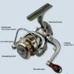 YUMOSHI BZ500 Mini Spinning Reel 5.2:1 for Rock/Ice Fishing - 5