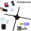 3D Holographic Fan 60cm, 1600x720, 720 LEDs, WiFi/APP, US Plug - 3