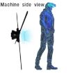 3D Holographic Fan 60cm, 1600x720, 720 LEDs, WiFi/APP, US Plug - 4