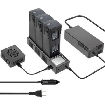 DJI Mavic 3 YX 3-in-1 Smart Charger Hub with Color Screen (US Plug) - 1