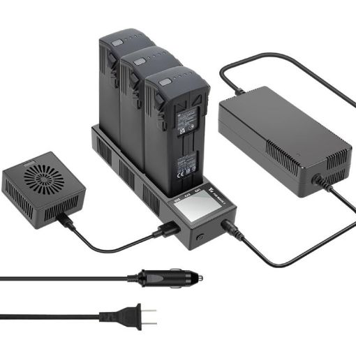 DJI Mavic 3 YX 3-in-1 Smart Charger Hub with Color Screen (US Plug) - 1