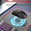 MKESPN Tri-Mode Wireless Gaming Mouse, 24000 DPI, RGB, Pink - 4