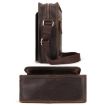 HUMERPAUL MH702 Men's Light Brown Leather Crossbody Shoulder Bag - 3