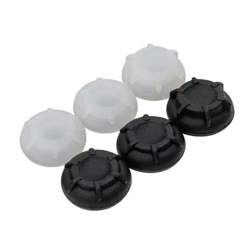 Silicone Joystick & Key Cap Set for Nintendo Switch 2 (Black+White) - 1
