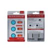 Silicone Joystick & Key Cap Set for Nintendo Switch 2 (Black+White) - 6