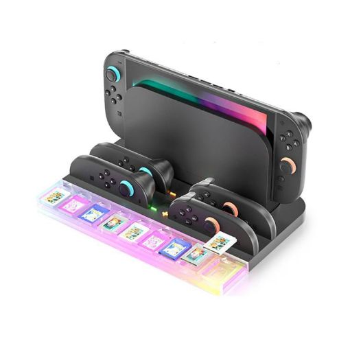 Nintendo Switch 2 Dock: Joy-Con Charger, RGB, 9 Game Slots - 1