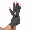 Hemp Gray Sports Breathable Arthritis Gloves, Size L - 2