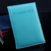 Purple Artificial Leather Travel Passport Cover - 3