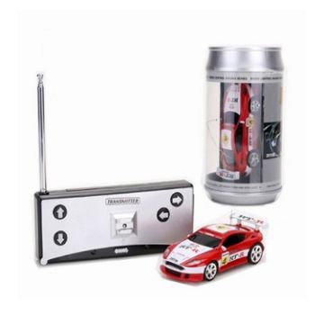Mini RC Car in Coke Can - Red Radio Remote Control Racing Car - 1