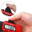 Red Plastic Electronic Digital Thickness Gauge Construction Tool - 4