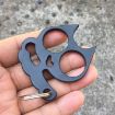 Kitty Metal Self-defense Keychain & Window Breaker, 5 PCS, Black - 3