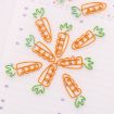 Kawaii Carrot Shaped Metal Paper Clips - 5 PCS Stationery Set - 5
