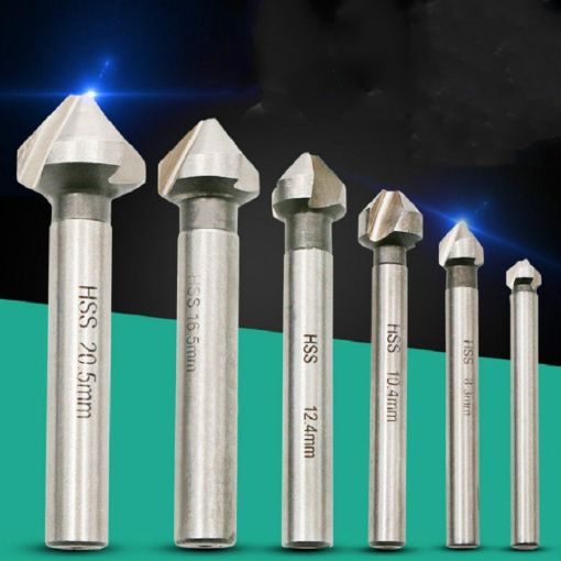 6 In 1 Chamfering Knife & Milling Cutter Hole Opener (White Diamond) - 1