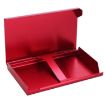 Creative Metal Ladies Red Ultra-thin Cigarette Case - 2