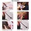 RUCHA EU Plug Ultrasonic Infrared Hair Care Iron Straightener Black - 4