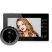 Danmini Q10 4.3" Motion Detection Camera Video Door Viewer, Black - 1