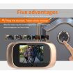 DD1 Smart Cat Eye Camera Doorbell with LCD & Night Vision (Gold) - 4