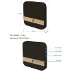 B10 52 Chimes 110dB Doorbell Receiver, EU Plug, AC 90-260V, Black - 4